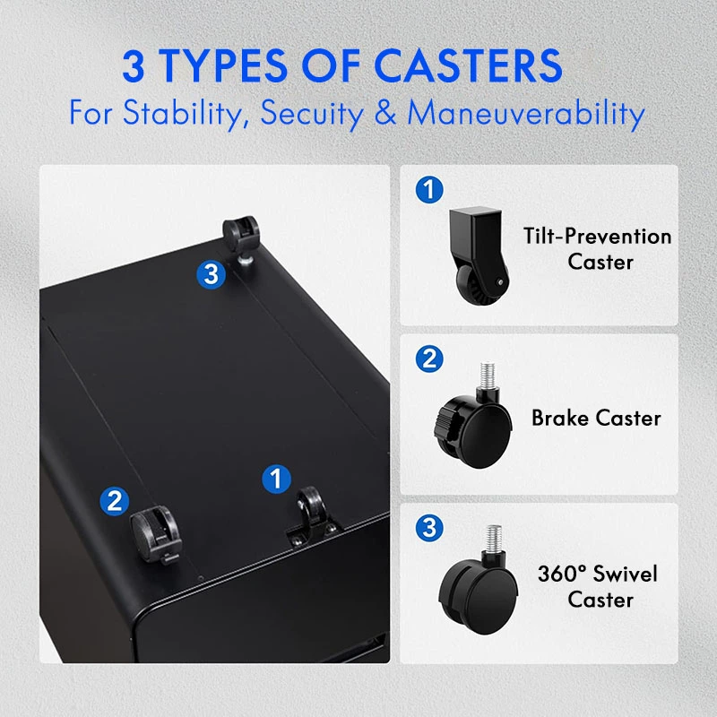 Mobile File Cabinet CB38 - Image 8