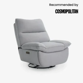 Swivel and Rocking Recliner with Sturdy Metal Base XR6 (Lotus)