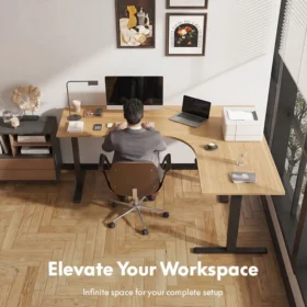 L Shaped Standing Desk E2L - Image 4