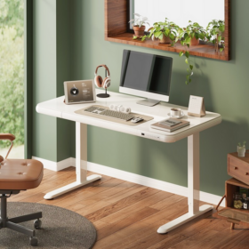 Comhar Standing Desk Glass Top with Round Corner Q3G - Image 12