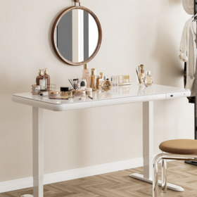 Comhar Standing Desk Glass Top with Round Corner Q3G - Image 13