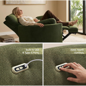 Mochi Oversized 1.5-Seater Power Recliner Chair - Image 9